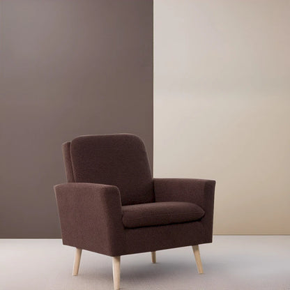 Mid-century Modern Chair Durable Wood frame Accent Chairs for Living Room Reading Chair with armrest