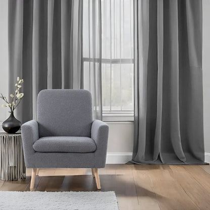 Mid-century Modern Chair Durable Wood frame Accent Chairs for Living Room Reading Chair with armrest