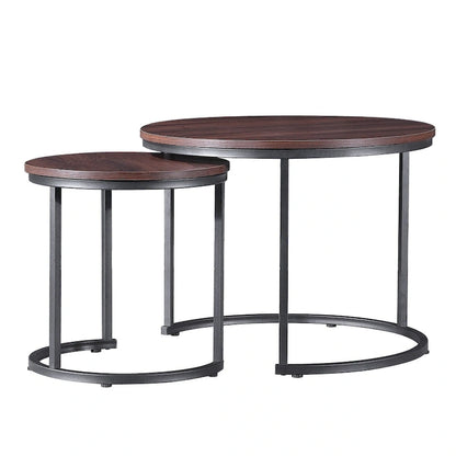 Ledel Modern 2-Piece Nesting Coffee Table Set
