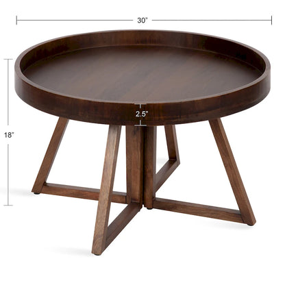 Kate and Laurel Avery 30-inch Round Coffee Table - 30 Diameter