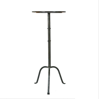 Round Metal Drink Table