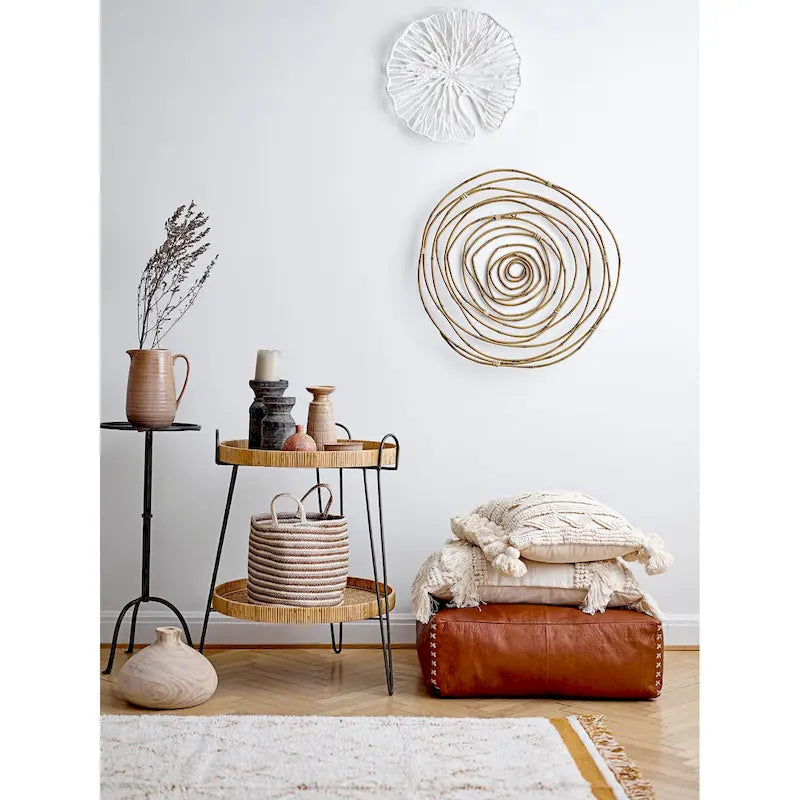 Round Metal Drink Table