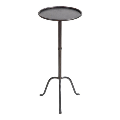 Round Metal Drink Table