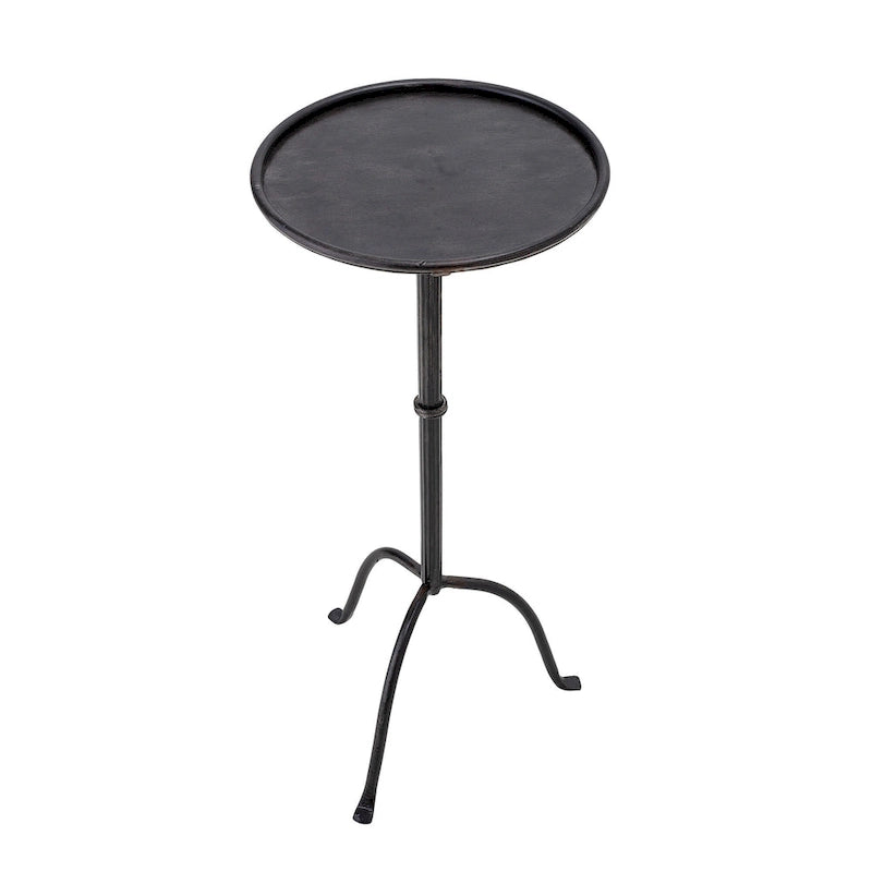 Round Metal Drink Table