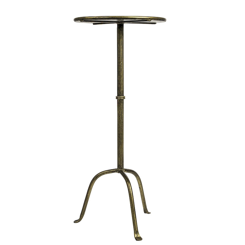 Round Metal Drink Table
