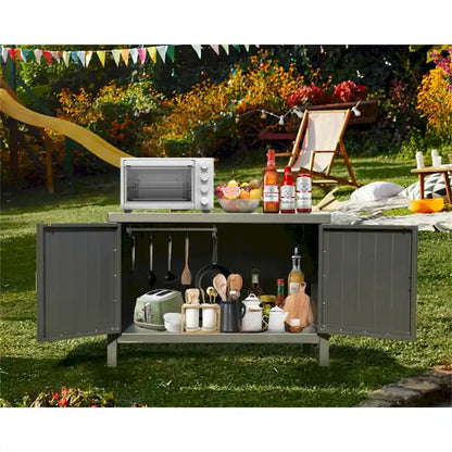 Outdoor Kitchen Island with Storage