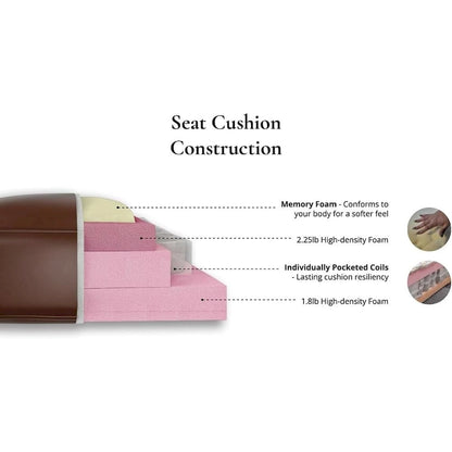 Hydeline Luxor Top Grain Leather Sofa and Loveseat Set