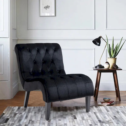 AVAWING Set of 2 Armless Accent Upholstered Lounge Chair