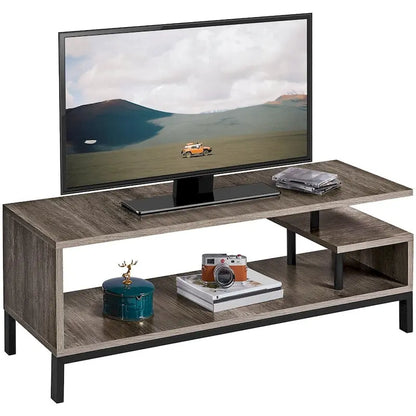 Yaheetech Wooden Small Space TV Stand for Living Room