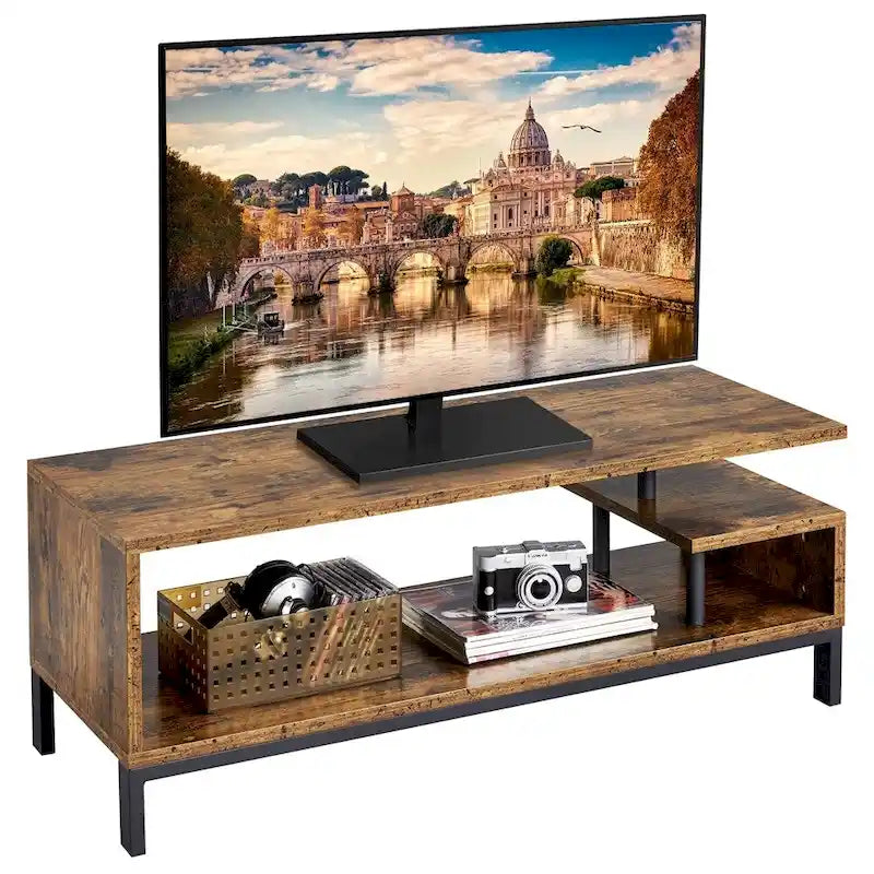 Yaheetech Wooden Small Space TV Stand for Living Room