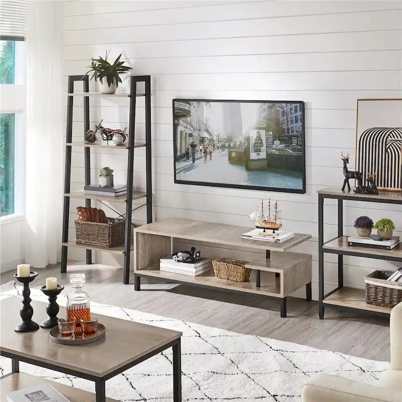 Yaheetech Wooden Small Space TV Stand for Living Room