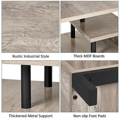 Yaheetech Wooden Small Space TV Stand for Living Room