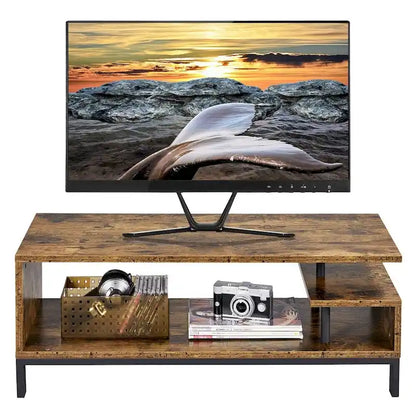 Yaheetech Wooden Small Space TV Stand for Living Room