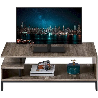 Yaheetech Wooden Small Space TV Stand for Living Room