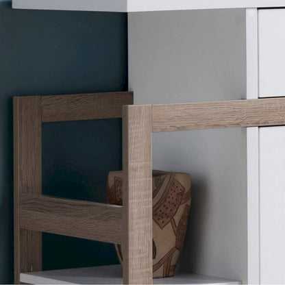 Buffet White & Dark Taupe,storage Cabinet, wooden, high quality and durable, large capacity