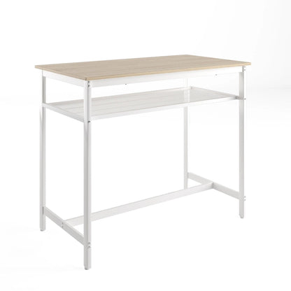 5-Piece Kitchen Counter Height Table Set, Bar Table with 4 Chairs