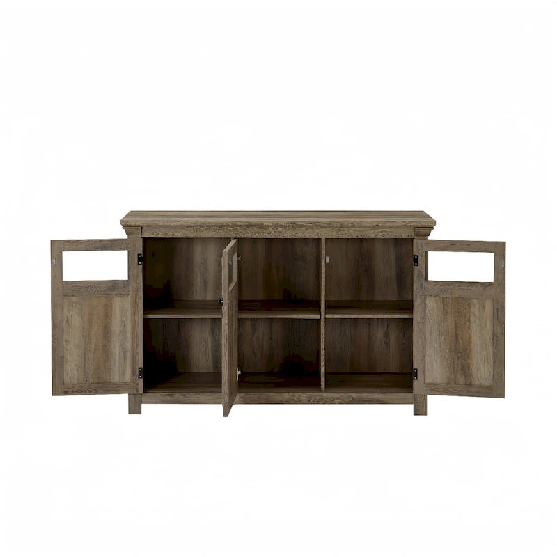 53 Bar Wine Bar Storage Cabinet Adjustable Shelves Buffet/Sideboard