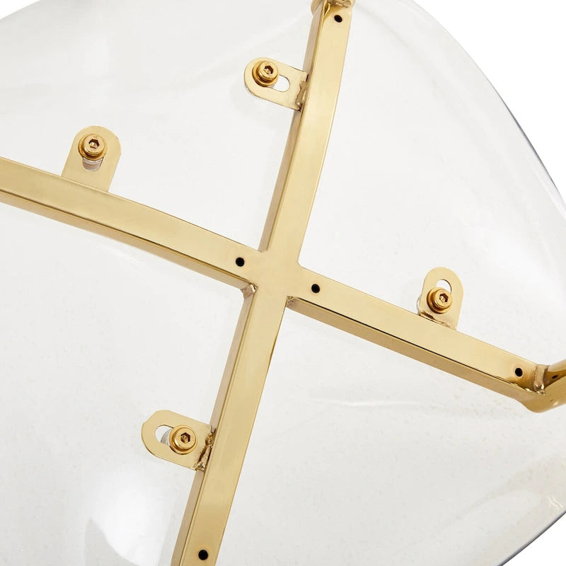 Set of 6 modern minimalist transparent dining chairs