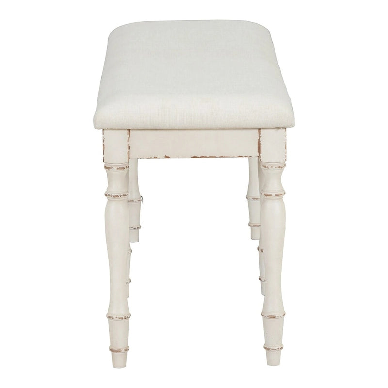 Vintage Traditional 50.4inch Upholstered Dining Bench