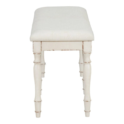 Vintage Traditional 50.4inch Upholstered Dining Bench