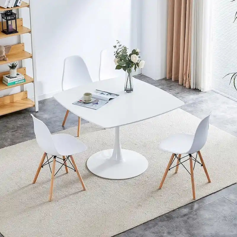 42.1\31.49 Mid-century Pedestal Leisure Coffee Table