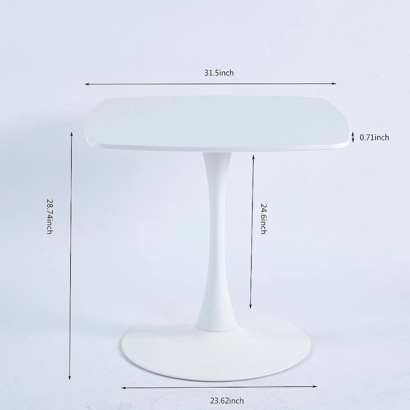 42.1\31.49 Mid-century Pedestal Leisure Coffee Table