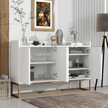 Modern Sideboard Elegant Buffet Cabinet with Large Storage Space