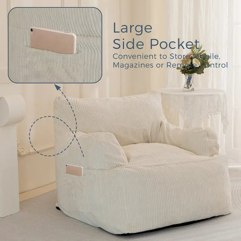 Big Stuffed Lazy Sofa Bean Bag Chair