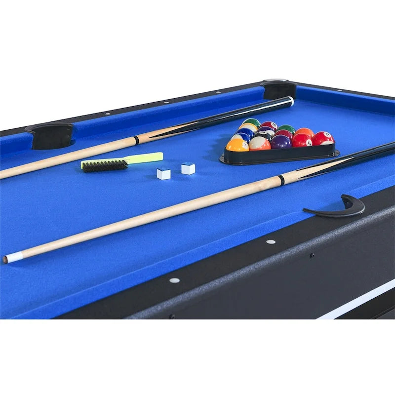 6-ft Pool Table with Table Tennis Top