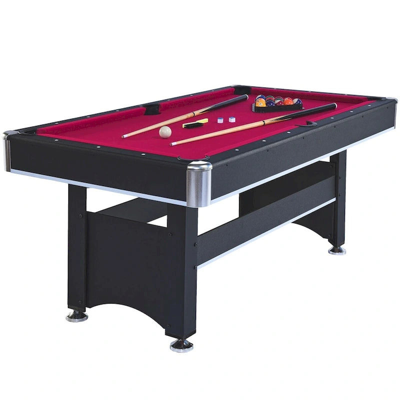 6-ft Pool Table with Table Tennis Top