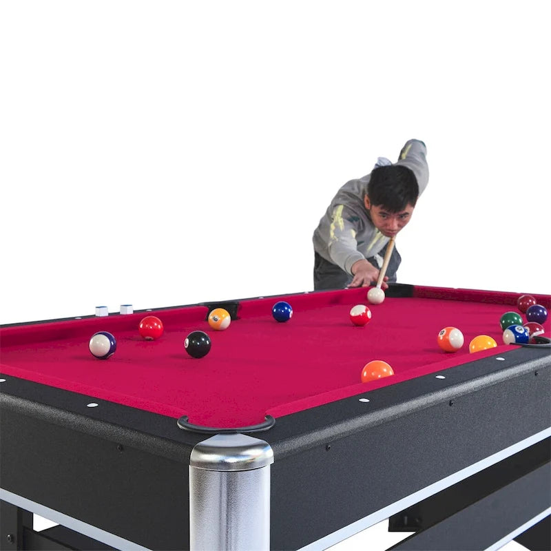 6-ft Pool Table with Table Tennis Top
