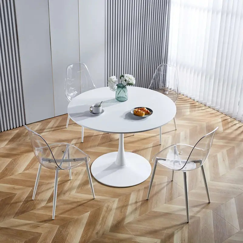 dining chair,set of 4,metal leg,plastic seat for Living Room