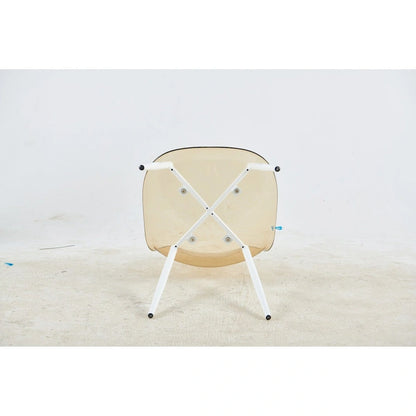 dining chair,set of 4,metal leg,plastic seat for Living Room