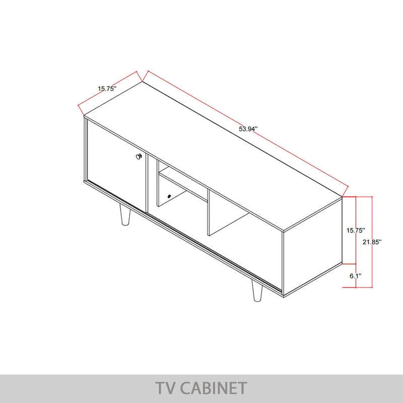 CraftPorch Mid-Century Modern TV Stand Console