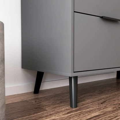 Storage Cabinet with 3 Drawers & Adjustable Shelf, Mid Century Cabinet with Door, Accent Cabinet for Living Room, Home Office