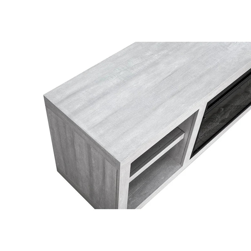 77 in. TV Stand Console for Tvs up to 85 in. with Fireplace - 77 inches in width