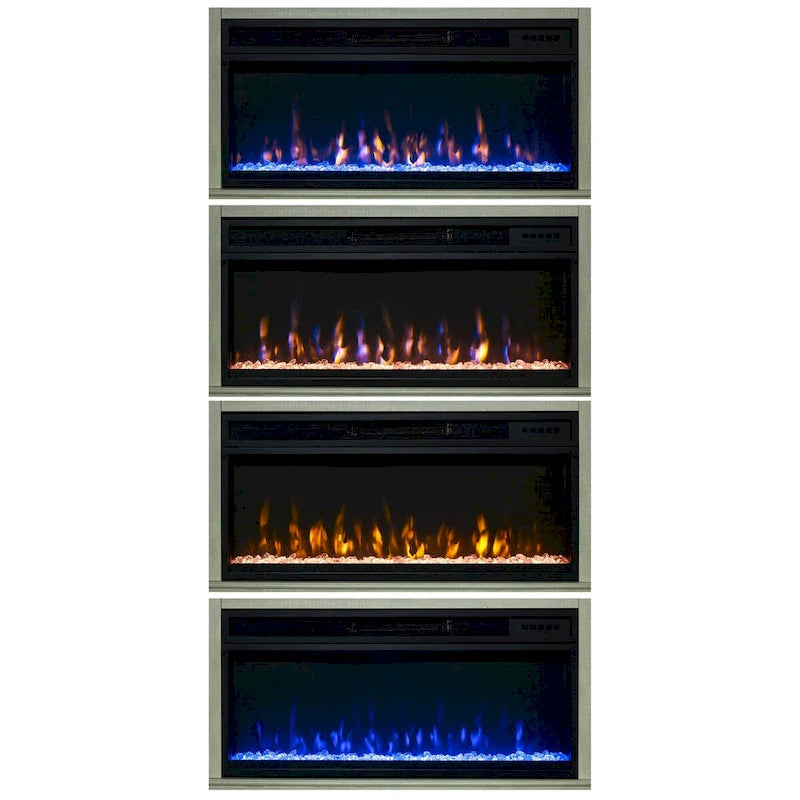 77 in. TV Stand Console for Tvs up to 85 in. with Fireplace - 77 inches in width