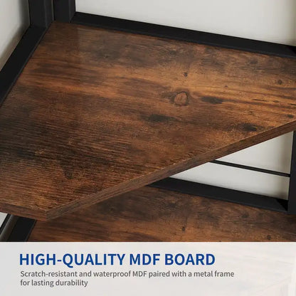 Moasis 71 Industrial Corner Wine Rack - 15.7L x 15.7W x 71H