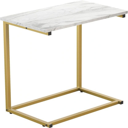 C Shaped End Table 27 inches High - 11.8D x 19.7W x 27H