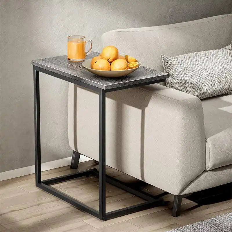 C Shaped End Table 27 inches High - 11.8D x 19.7W x 27H