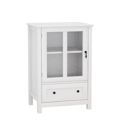 Versatile Storage Cabinet Glass Doors Buffet/Sideboard