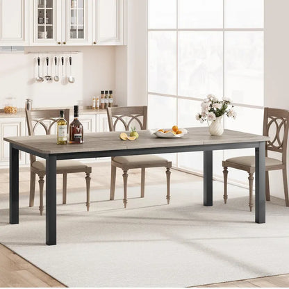 Industrial Dining Table For 6~8 People