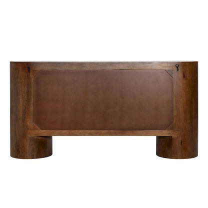 Saddle 67 Wide Sideboard, Medium Brown