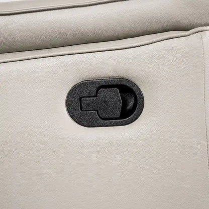 Furniture of America Marty Modern Leather Match Manual Recline Loveseat