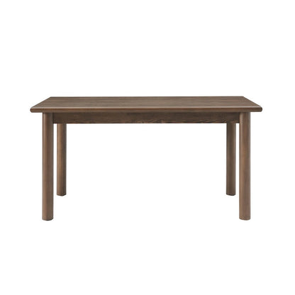 60Rectangular Dining Table for 6 Person,Kitchen Table,Wooden Dinner Room Table with Solid Wood Legs,Ultra Easy to Assemble