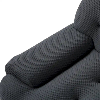 102.4 Cloud Sofa Couch3-seater Upholstered 3D Textile Material Sectional Sofa For Living Room, Apartment