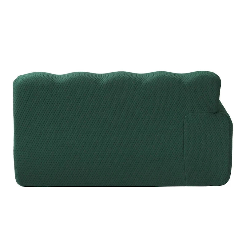 102.4 Cloud Sofa Couch3-seater Upholstered 3D Textile Material Sectional Sofa For Living Room, Apartment