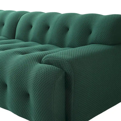 102.4 Cloud Sofa Couch3-seater Upholstered 3D Textile Material Sectional Sofa For Living Room, Apartment