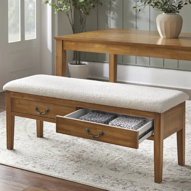 Lifestorey Palmer 6-Piece Dining Set with Storage