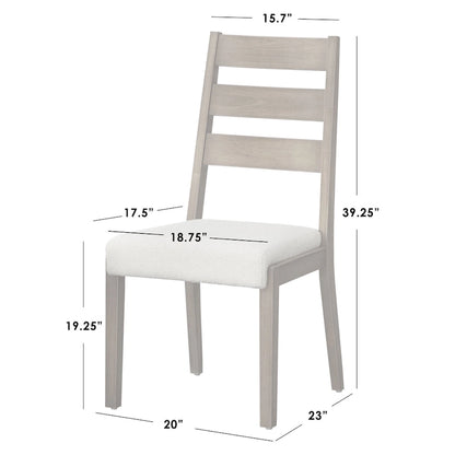 Lifestorey Palmer 6-Piece Dining Set with Storage